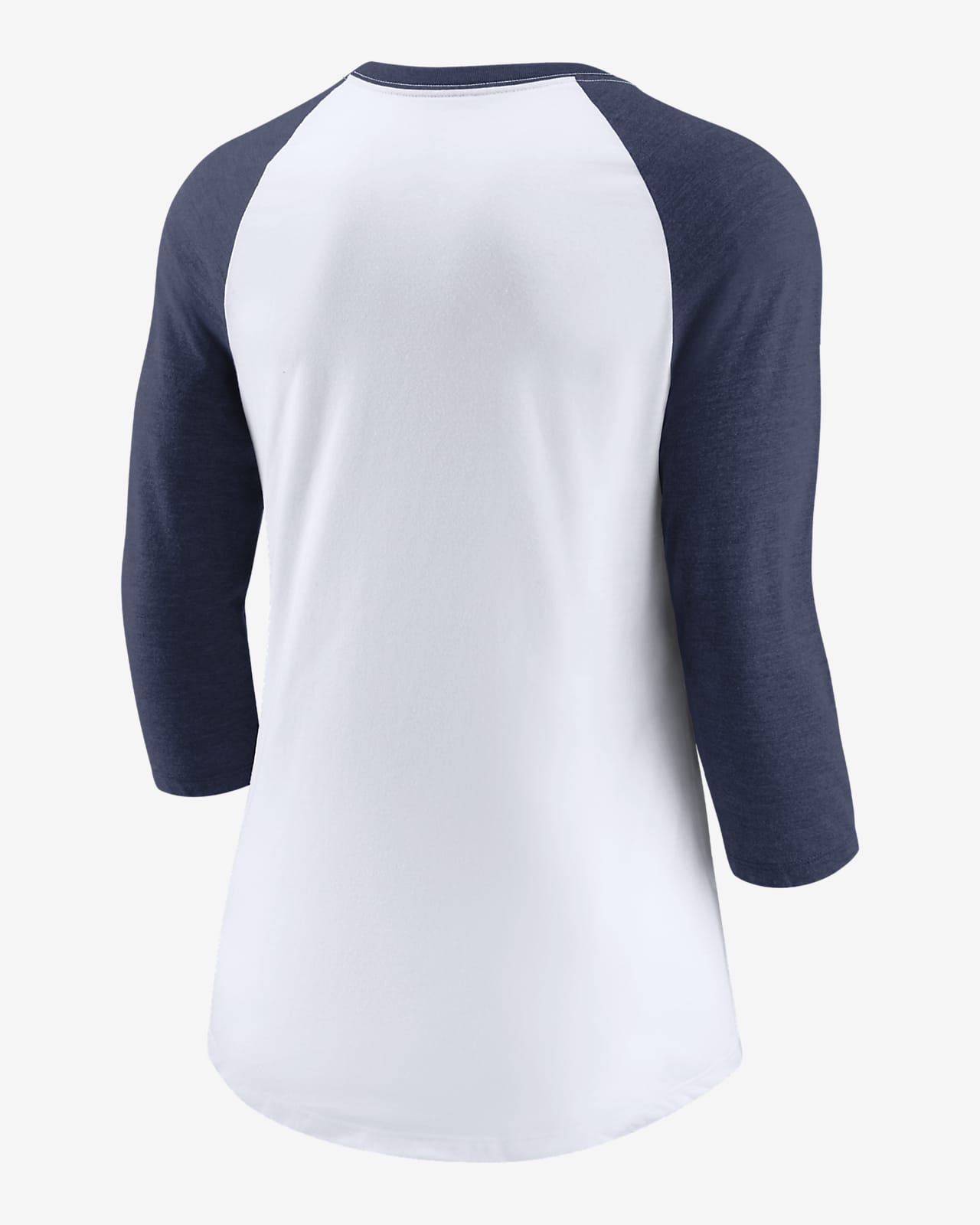 Touch Women's Navy, White New York Yankees Shortstop Ombre Raglan V-Neck T-Shirt - Navy, White