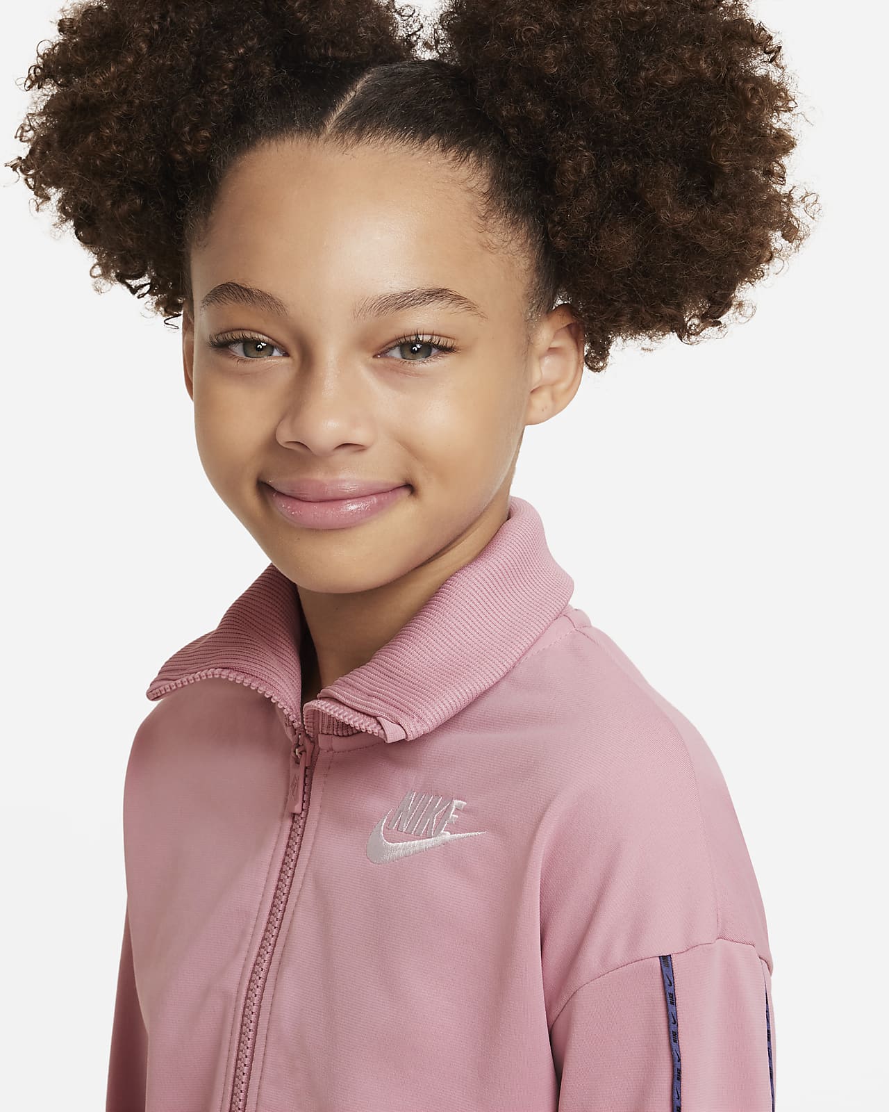  Nike Girl's NSW Tricot Track Suit (Little Kids/Big Kids)  Black/White SM (8 Big Kids) : Clothing, Shoes & Jewelry