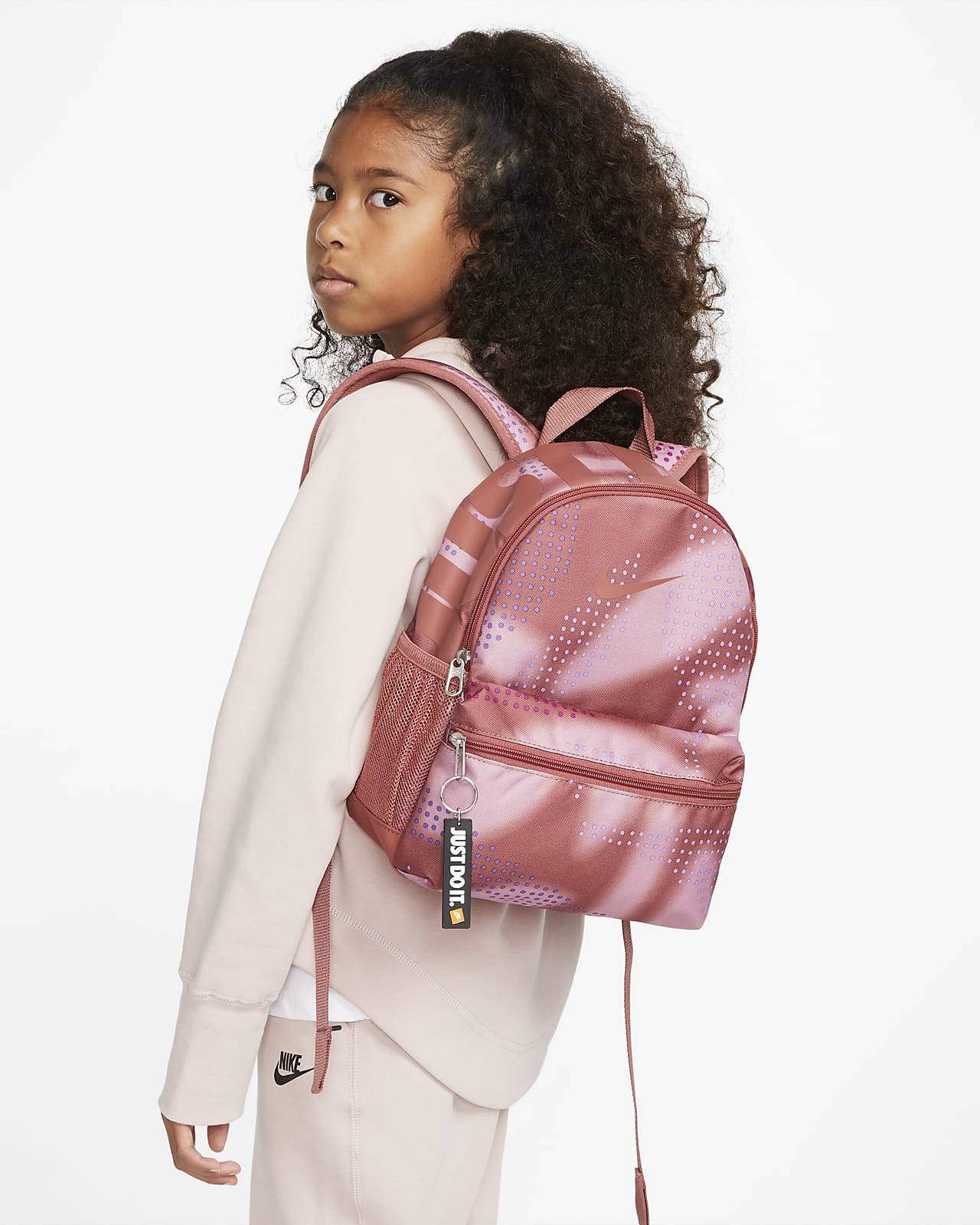 pink nike mini backpack