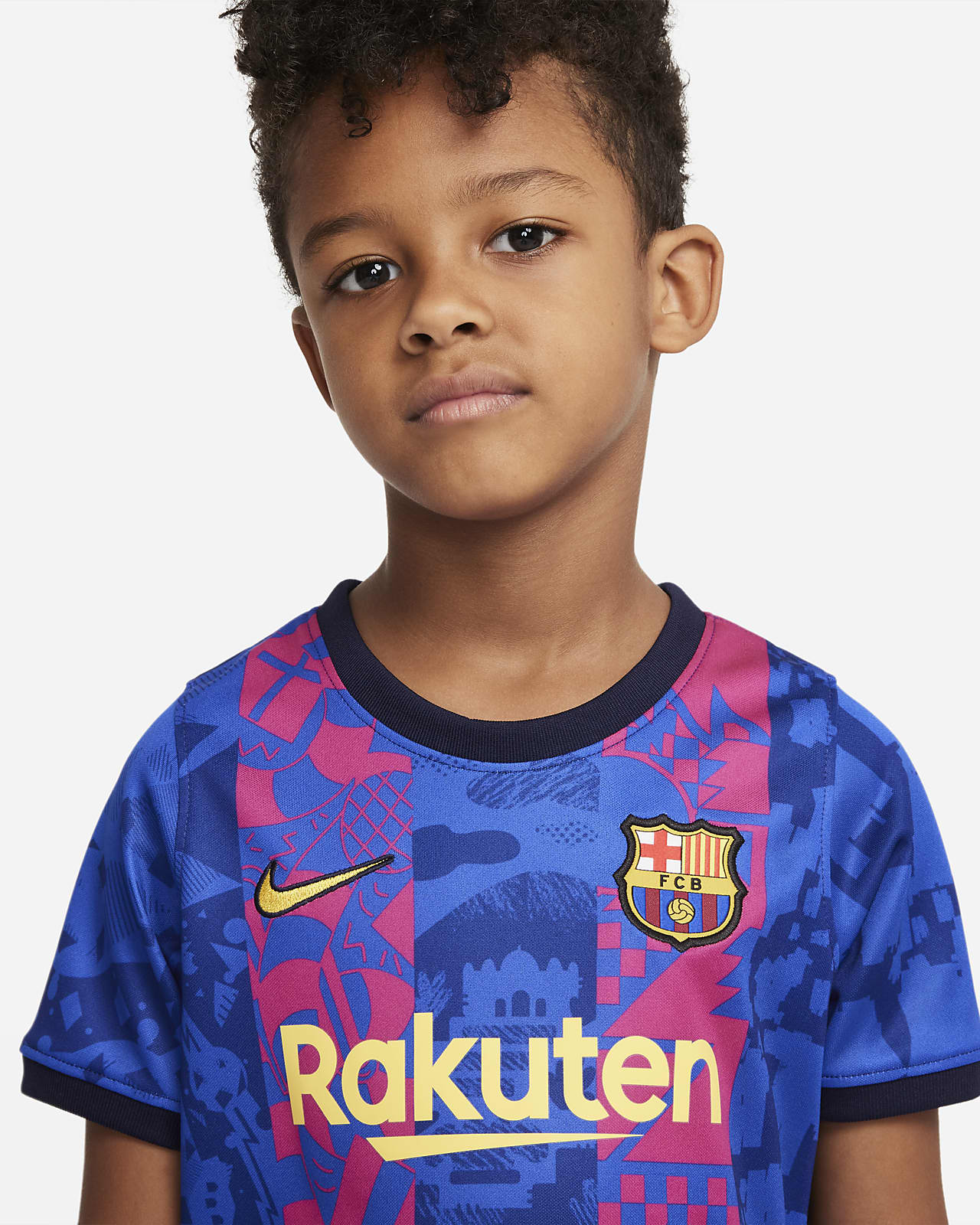 Station Ciro Clam FC Barcelona 2021/22 Third Little Kids' Soccer Kit. Nike.com