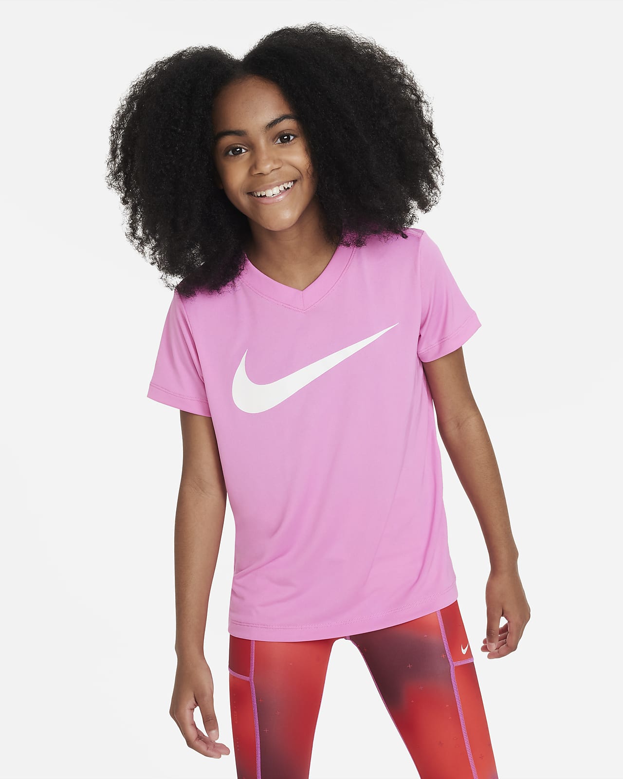 Under Armour Women's UA Tech V-Neck T-Shirt Pink Size Extra Large
