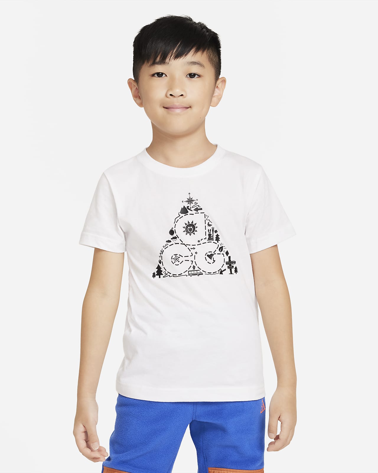 T-shirt dla małych dzieci Nike ACG