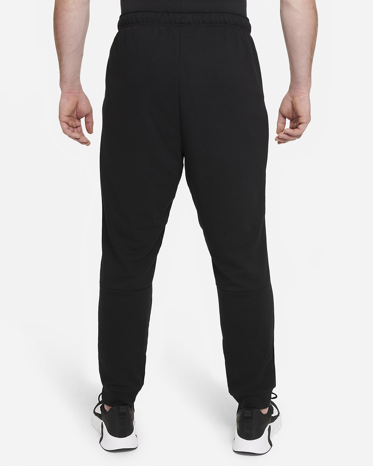 Nike Training Dry tapered fleece sweatpants in black