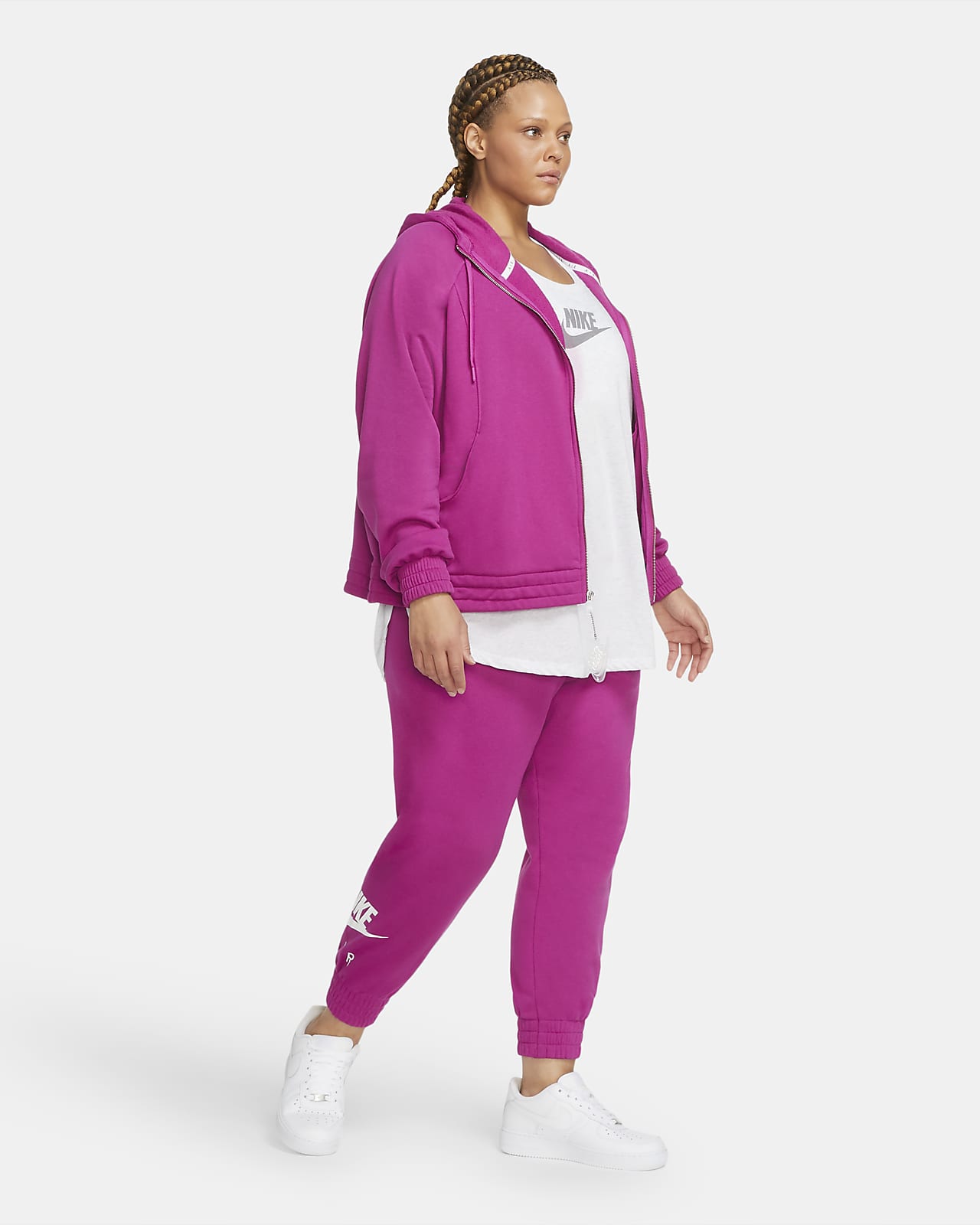 nike plus size jogging suit