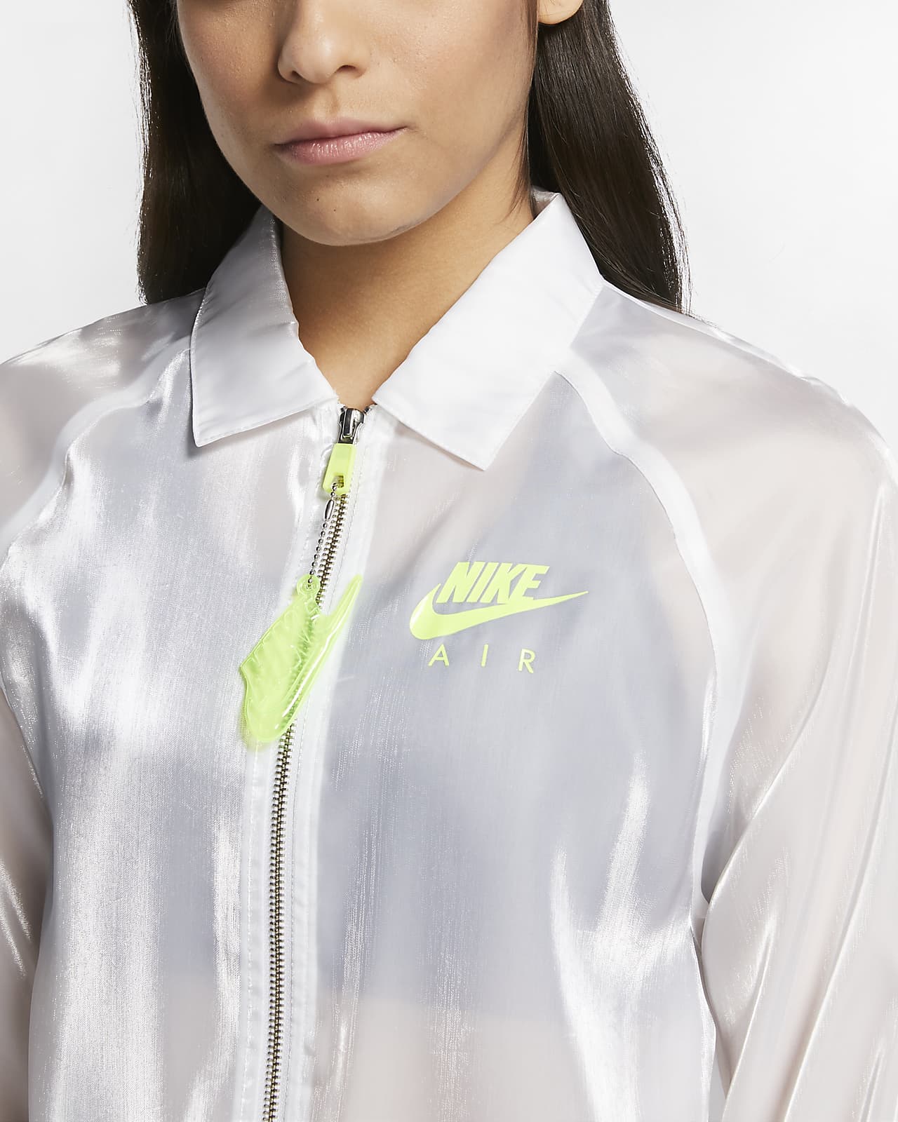 nike transparent jacket