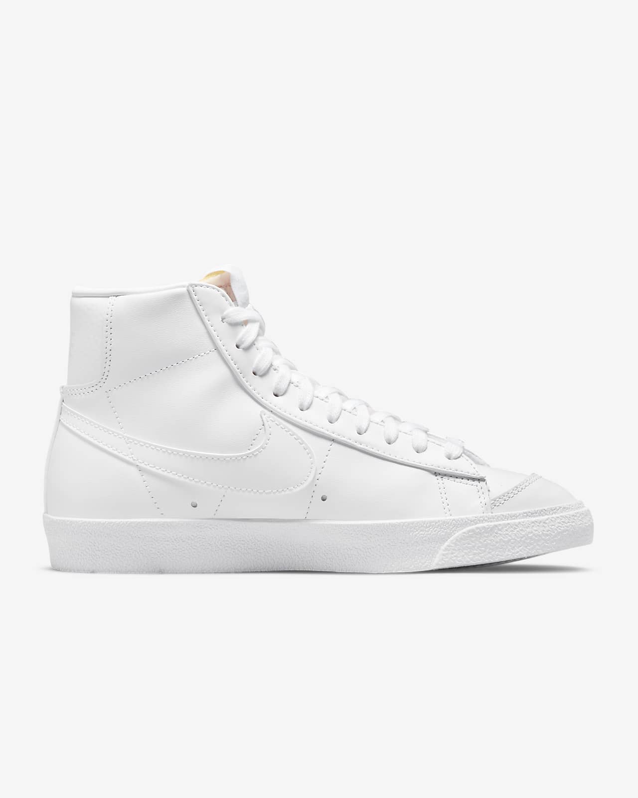 white nike blazers high