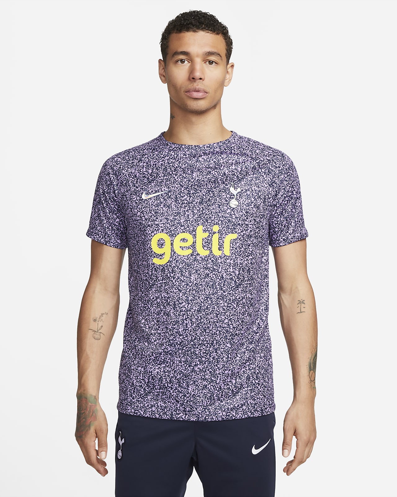 Nike Pro Dri-FIT T-Shirt Homme, Noir/Gris Fonce, XL : : Mode