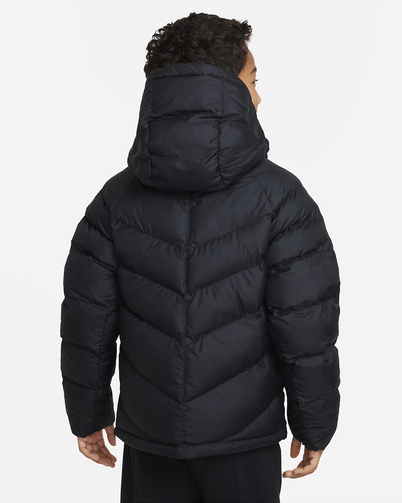 Nike Sportswear Older Kids' Synthetic-fill Hooded Jacket. Nike Be