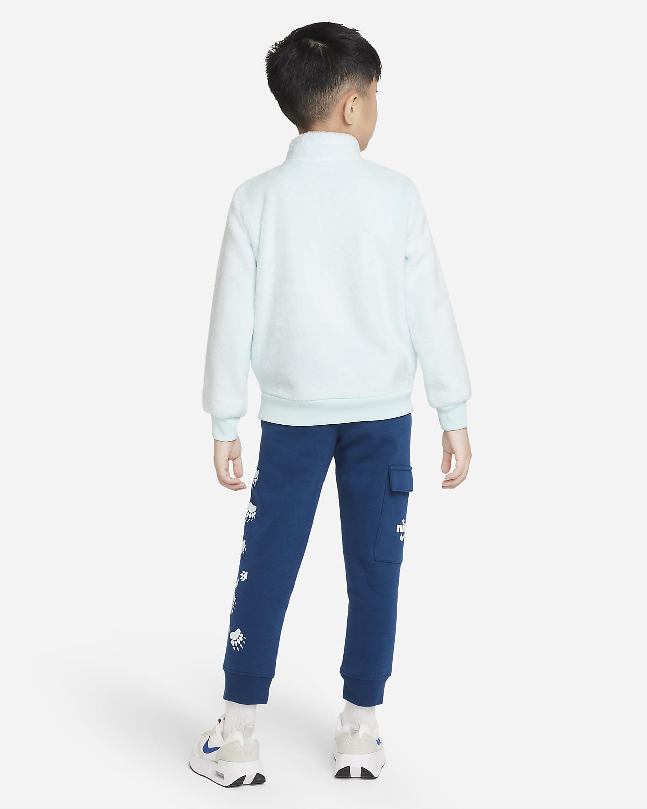 Nike Sportswear Tech Fleece Full-zip Set Younger Kids' 2-Piece Hoodie Set.  Nike LU