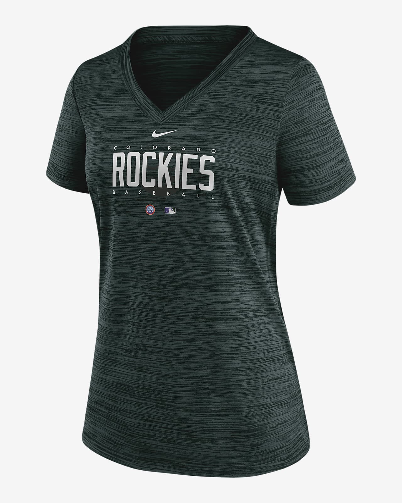 Nike Dri-FIT City Connect Velocity Practice (MLB Colorado Rockies) Women's  V-Neck T-Shirt
