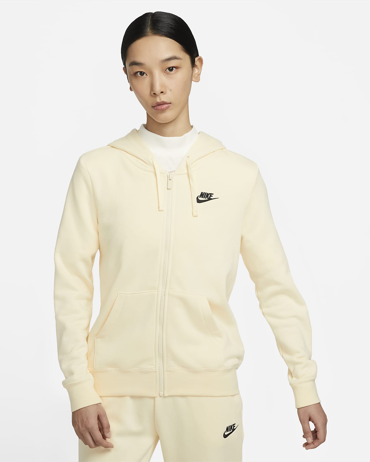 Nike sportswear women's clearance full zip fleece hoodie