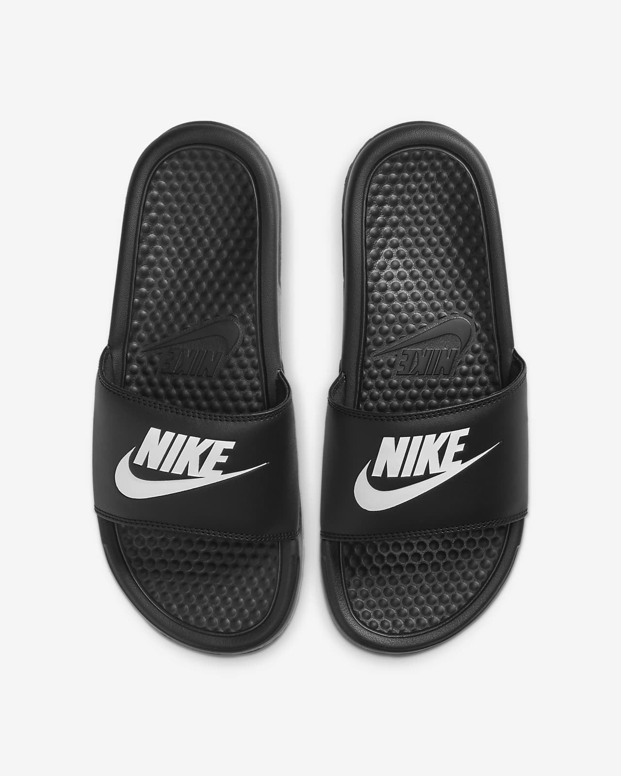 all black nike slides womens