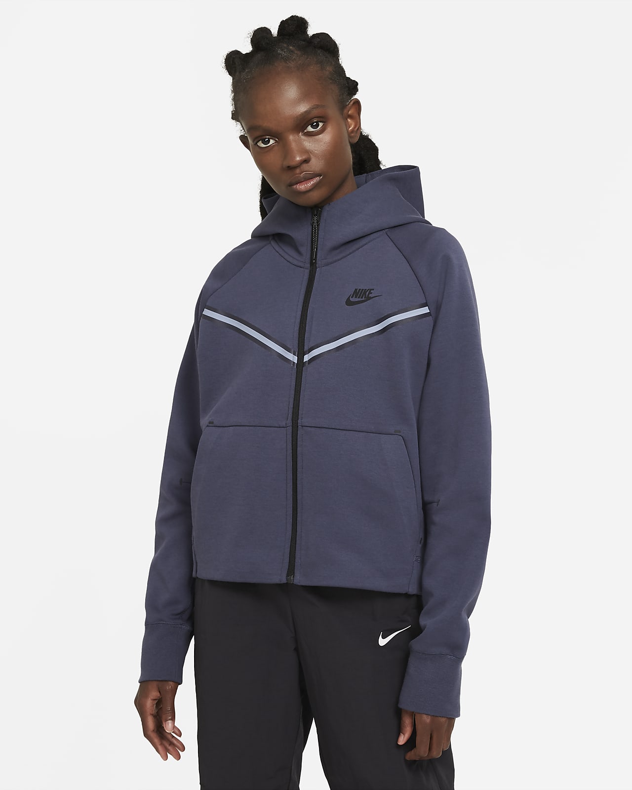 nike sportswear tech fleece zip hoodie