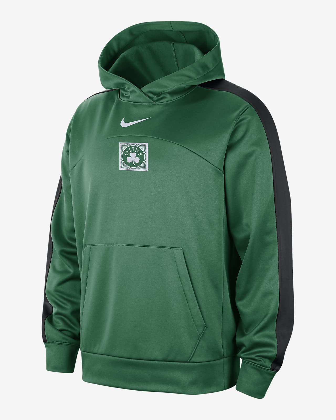 Nike Men's Boston Celtics Black Standard Issue Hoodie, Large