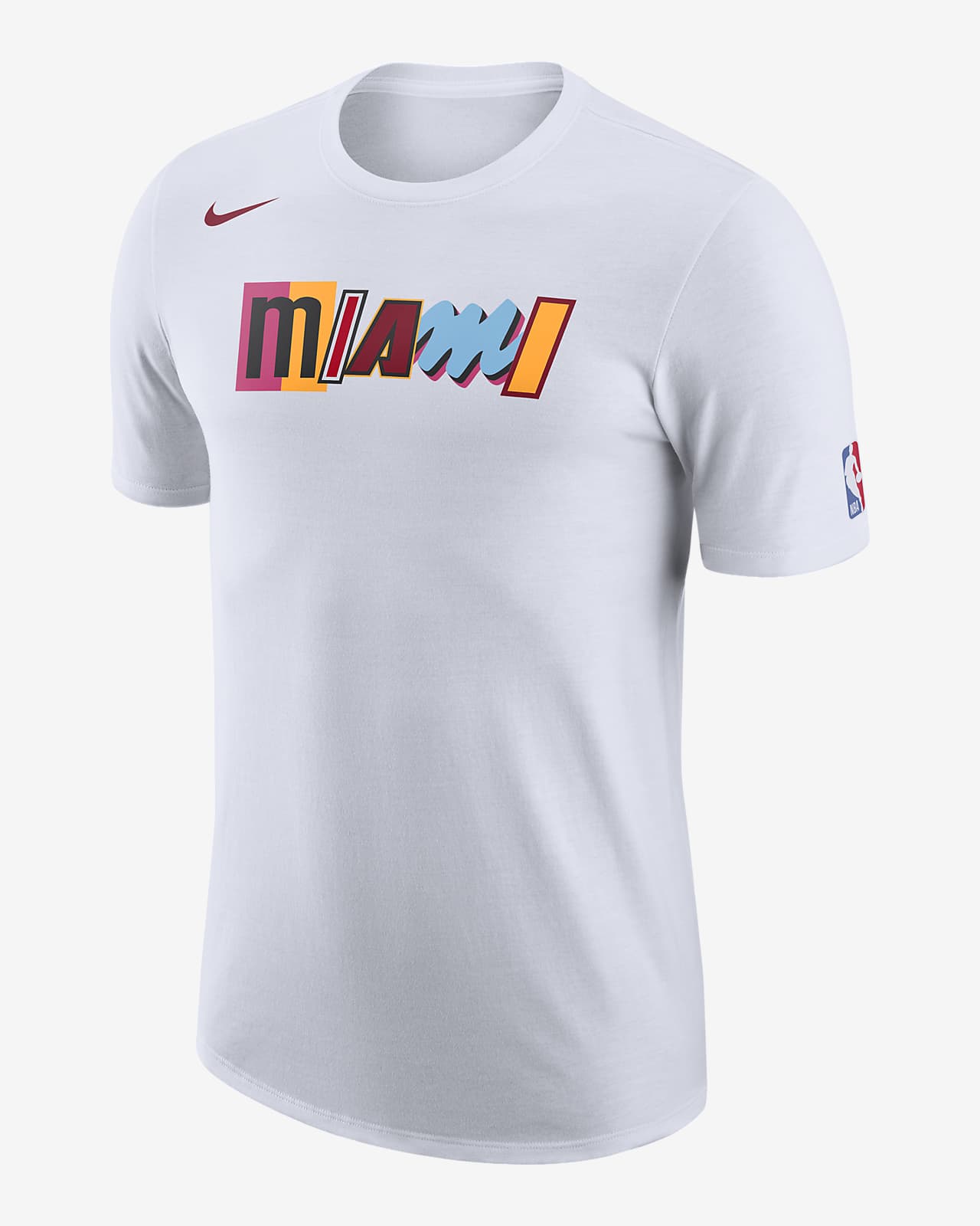 Humiliate Productive Immorality Miami Heat City Edition Men's Nike NBA Logo T-Shirt. Nike IL