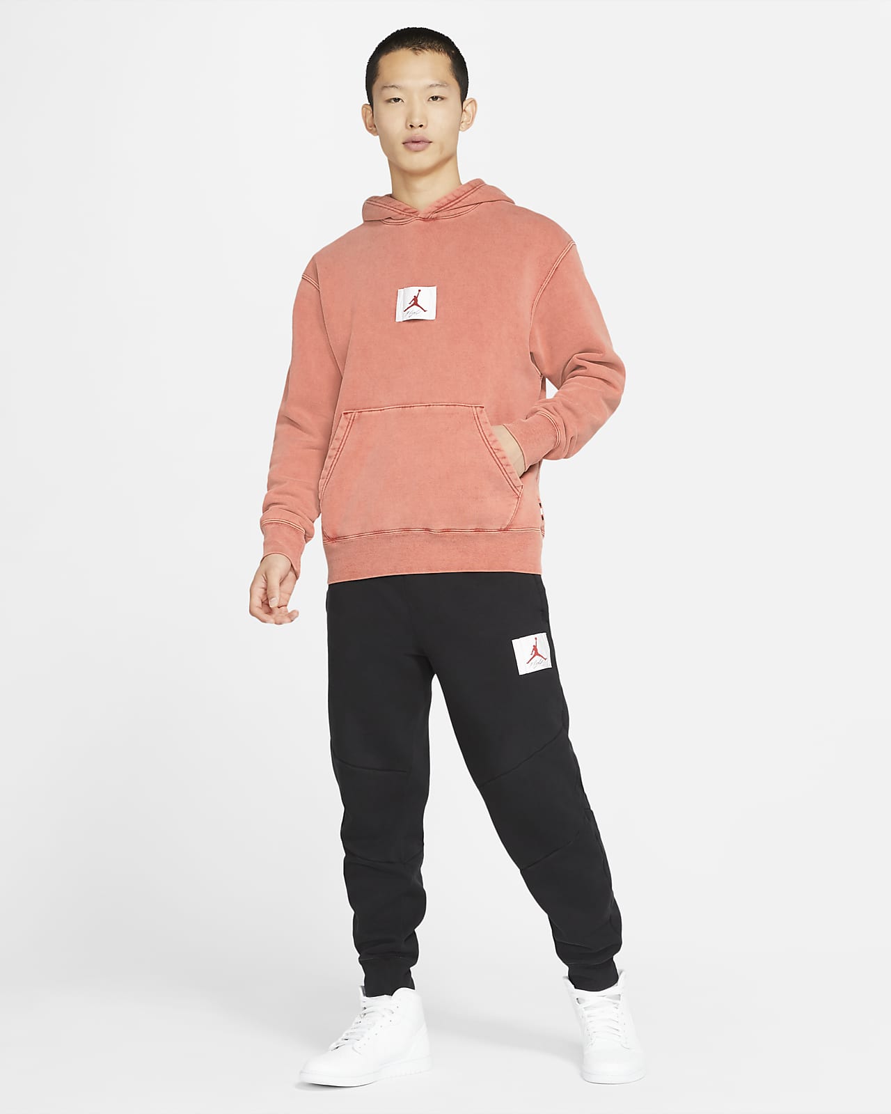 red jordan pullover hoodie