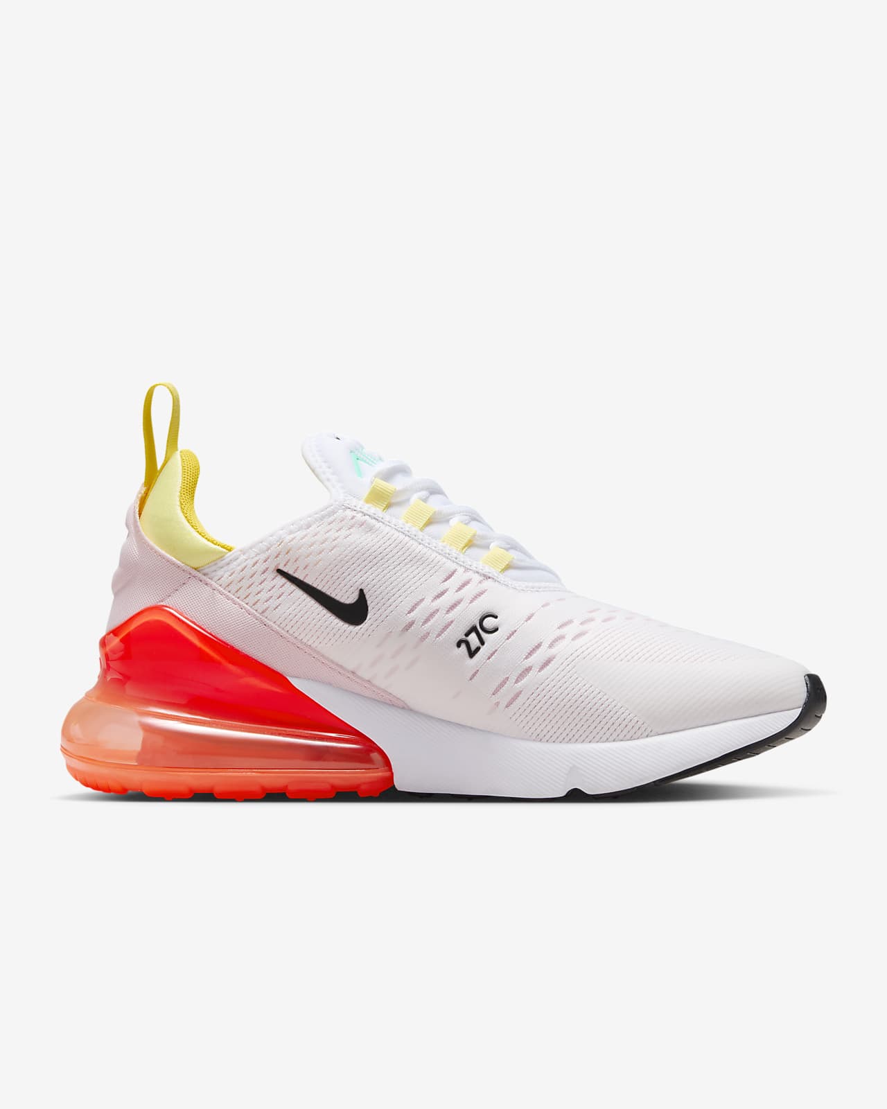 Nike 270 womens white on sale pink