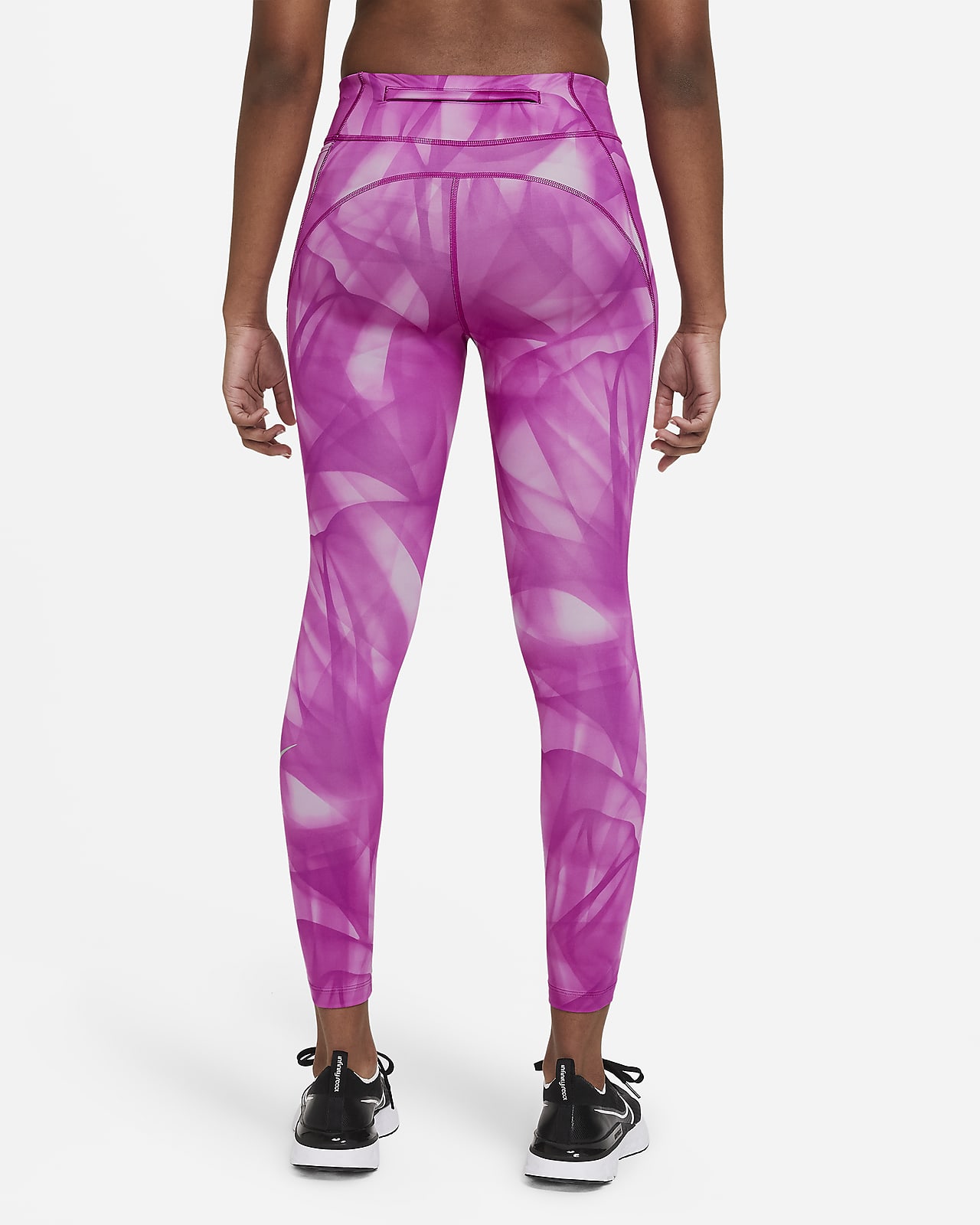 nike pink running tights