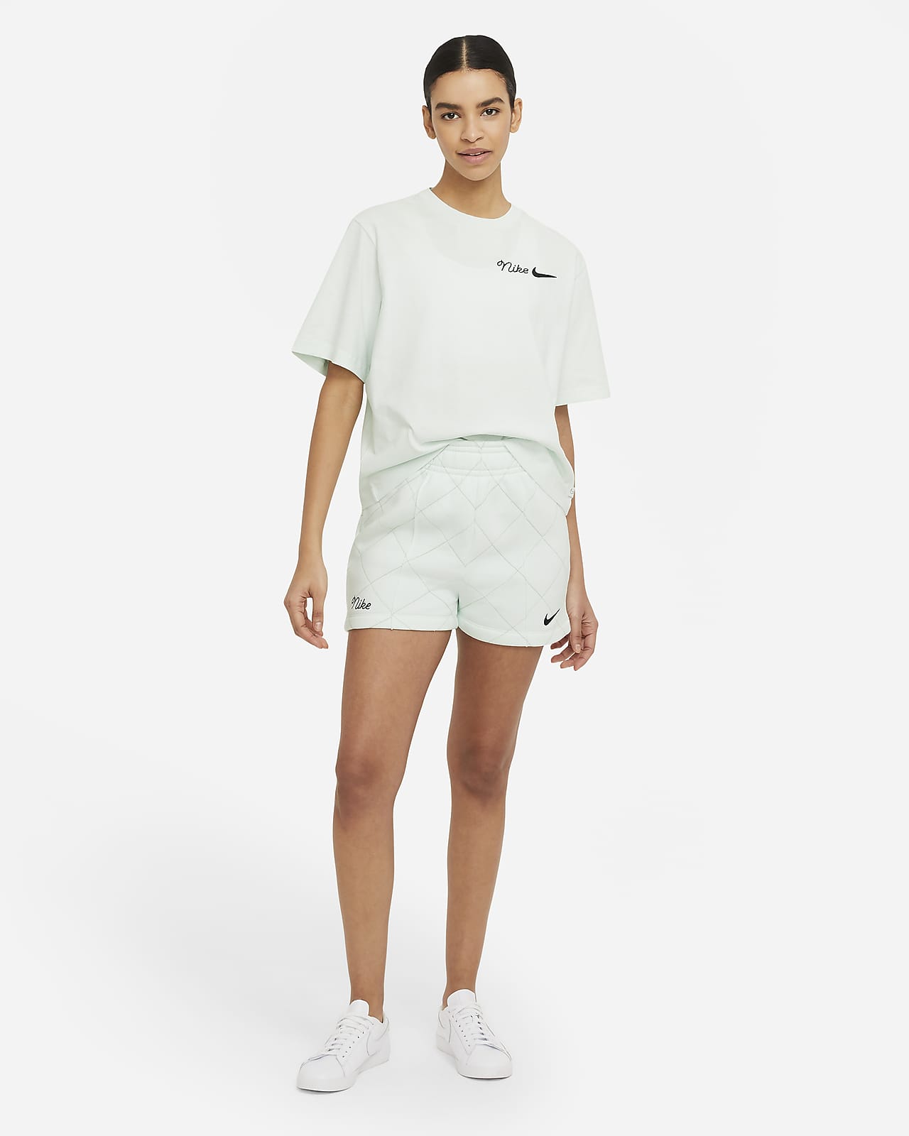 women's nike sportswear fleece shorts