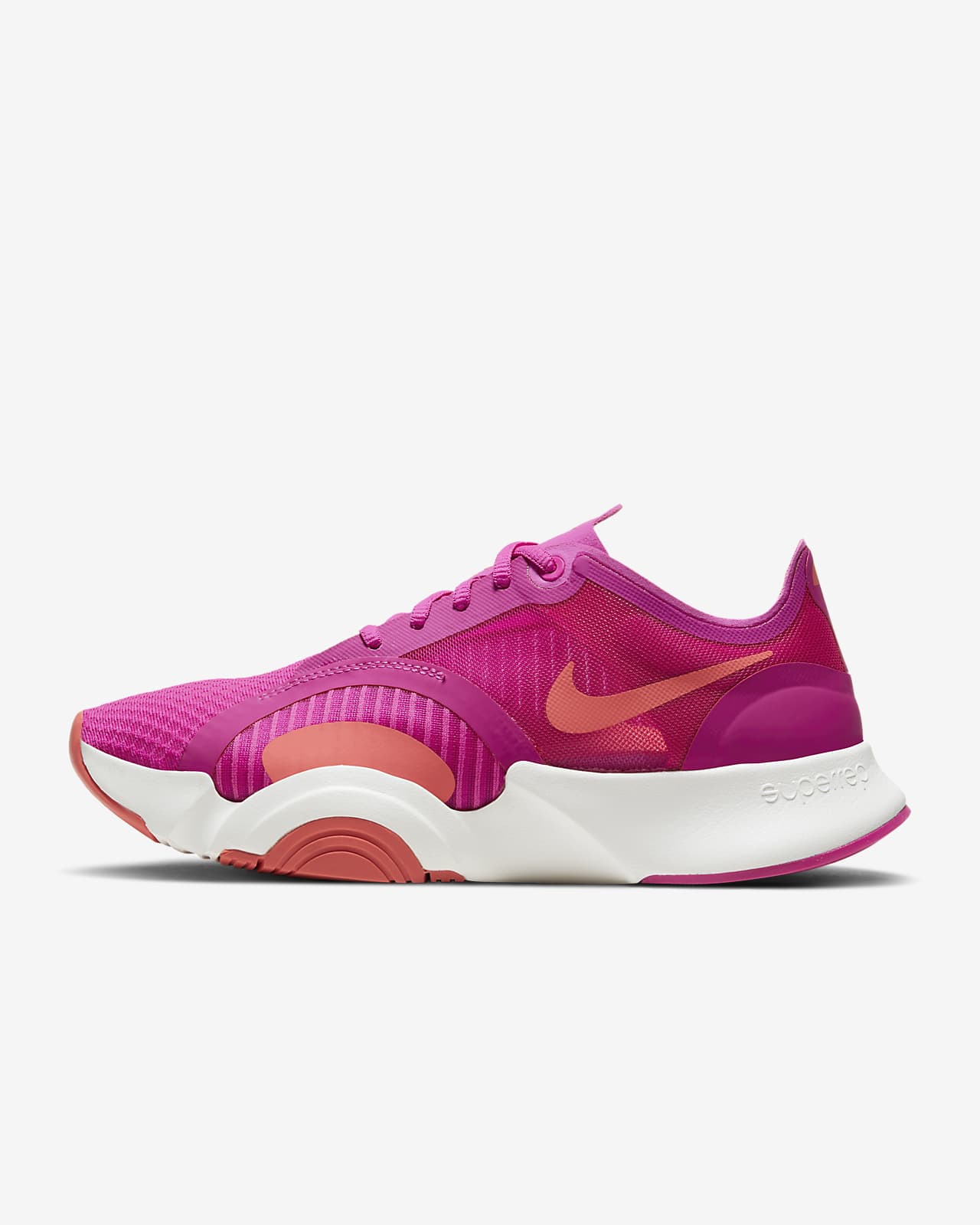 pink training shoes
