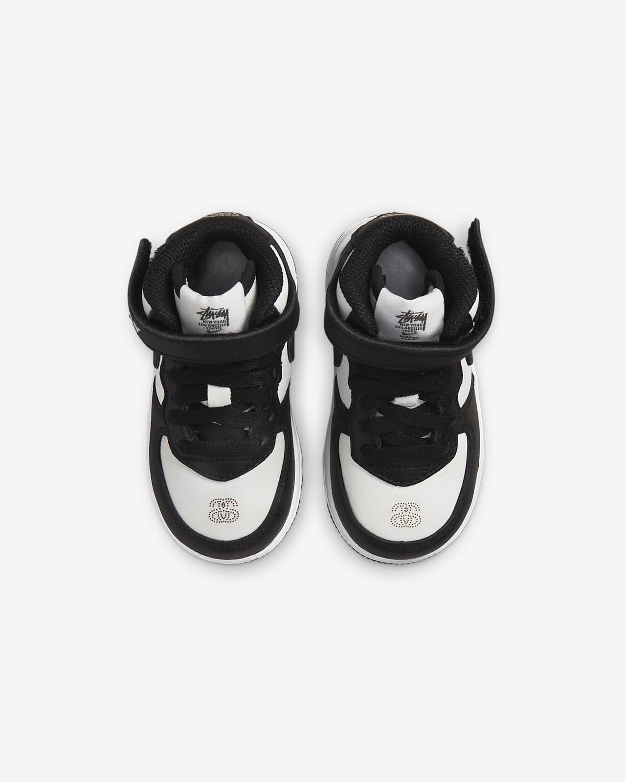 Nike x Stüssy Force 1 Mid Baby/Toddler Shoes. Nike DK