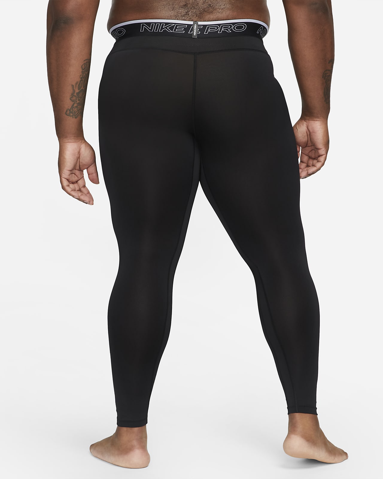 Nike Pro Combat Compression Leggings Mens XL Black Full Length 259864-010