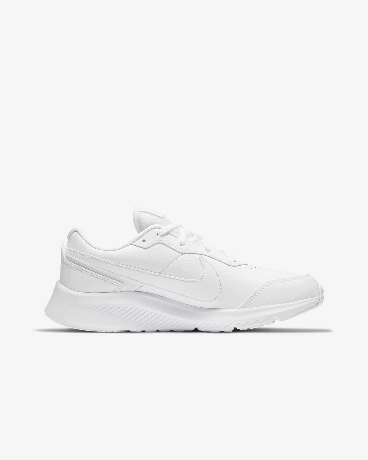 leather nike running shoes