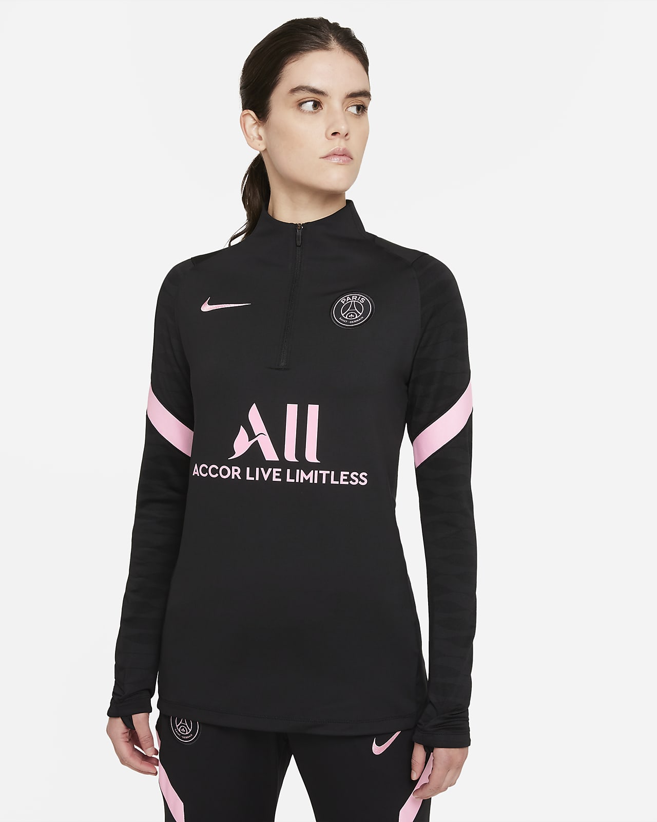 Paris Saint-Germain Strike Away Women's Nike Dri-FIT Football Drill Top