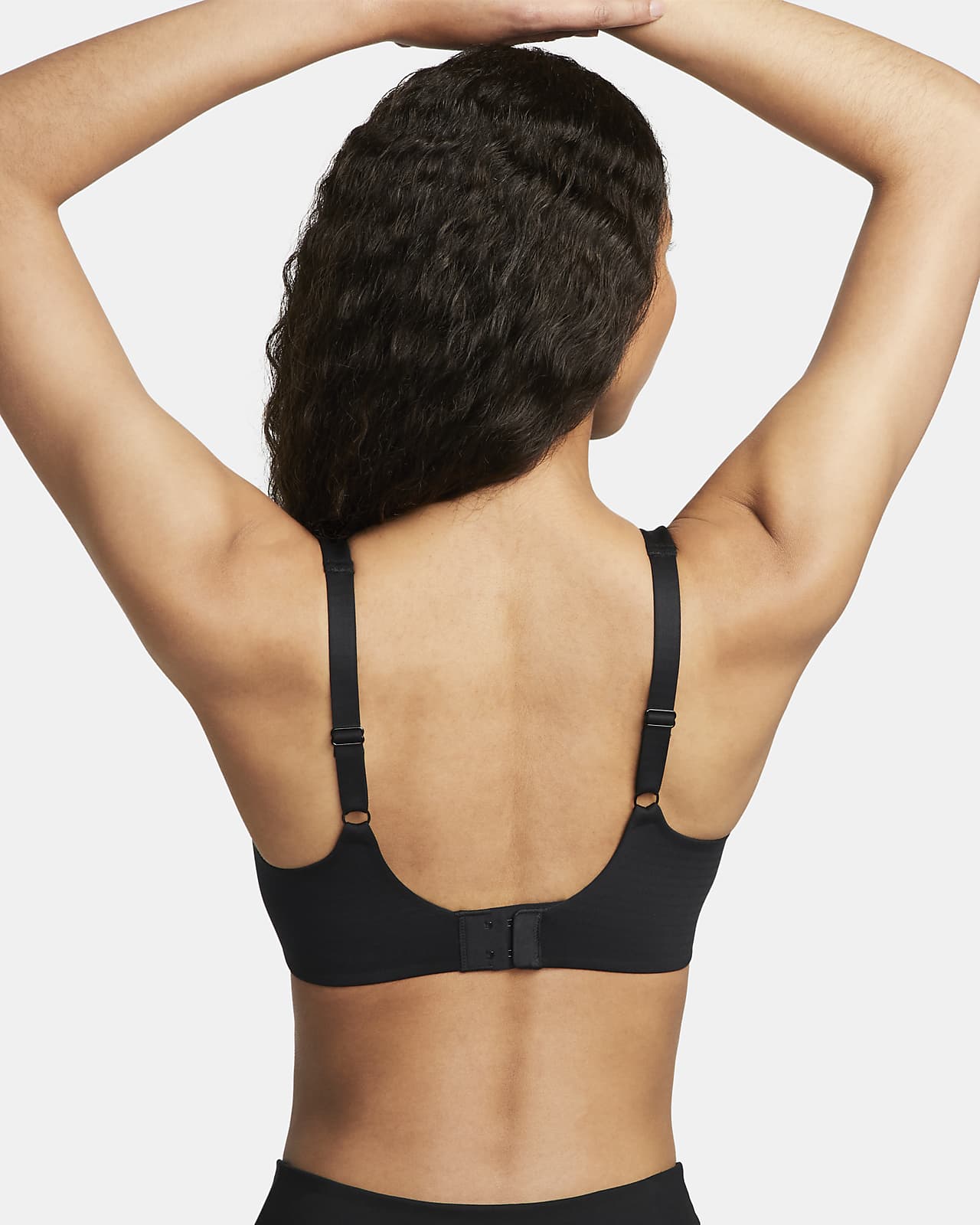 Nike Women's Motion Adapt Neon Stud High Support Sports Bra (Black, Medium)