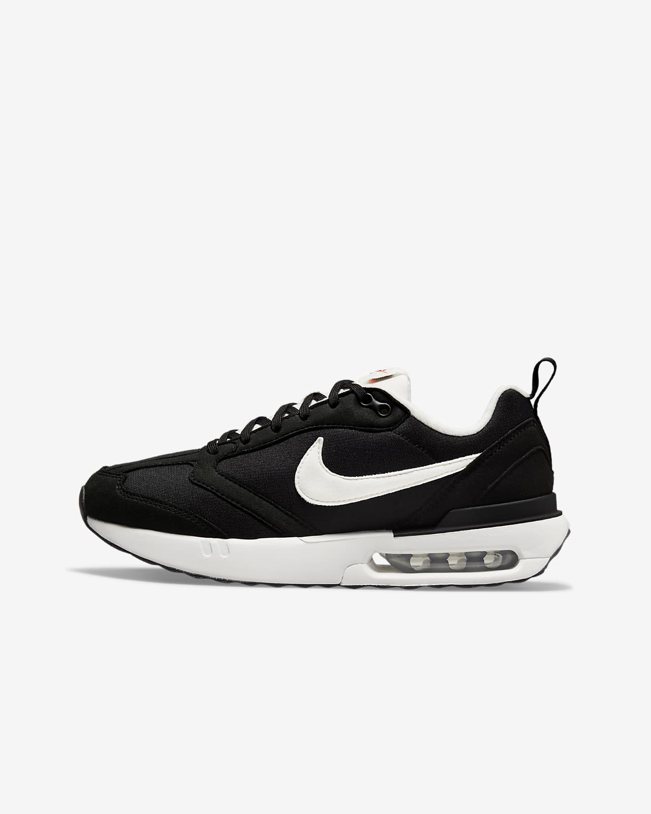 Nike Air Max Dawn sneakers in white/black