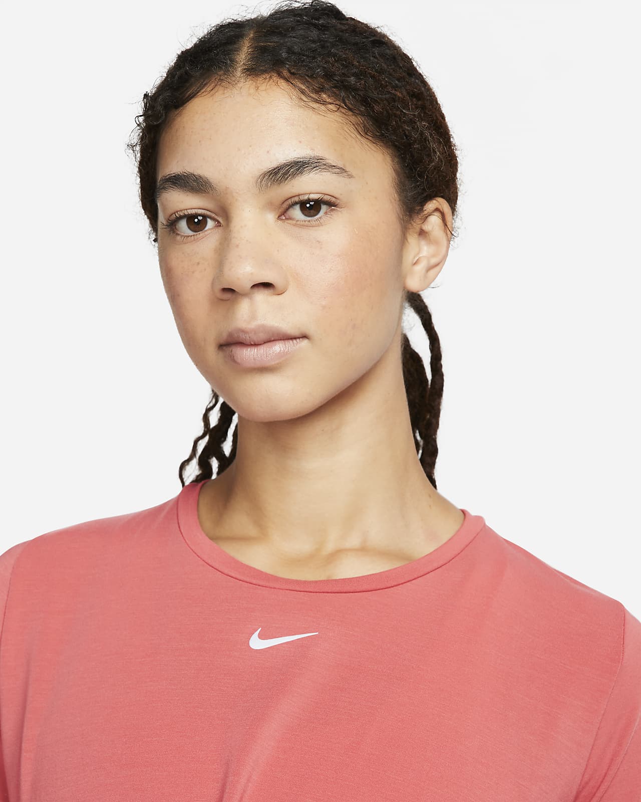 Haut Court Torsadé à Manches Courtes Nike Dri Fit One Luxe Pour Femme Nike Be 6630