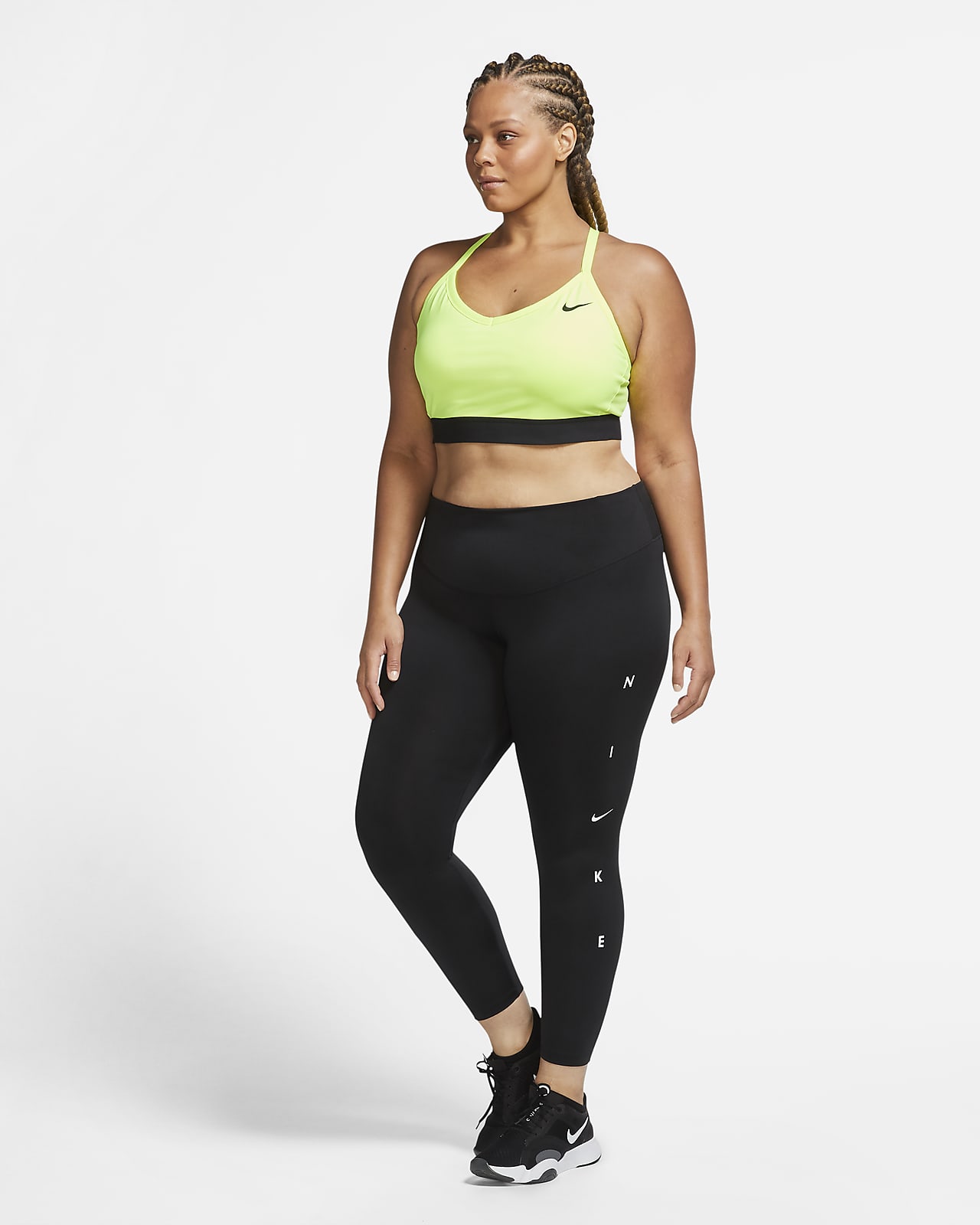 Nike One 7/8-tights voor dames (grote maten). Nike BE Nike One 7/8-tights voor dames (grote maten). Nike BE