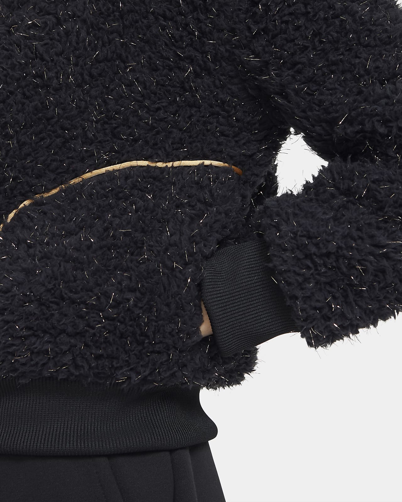 nike training sherpa full zip top