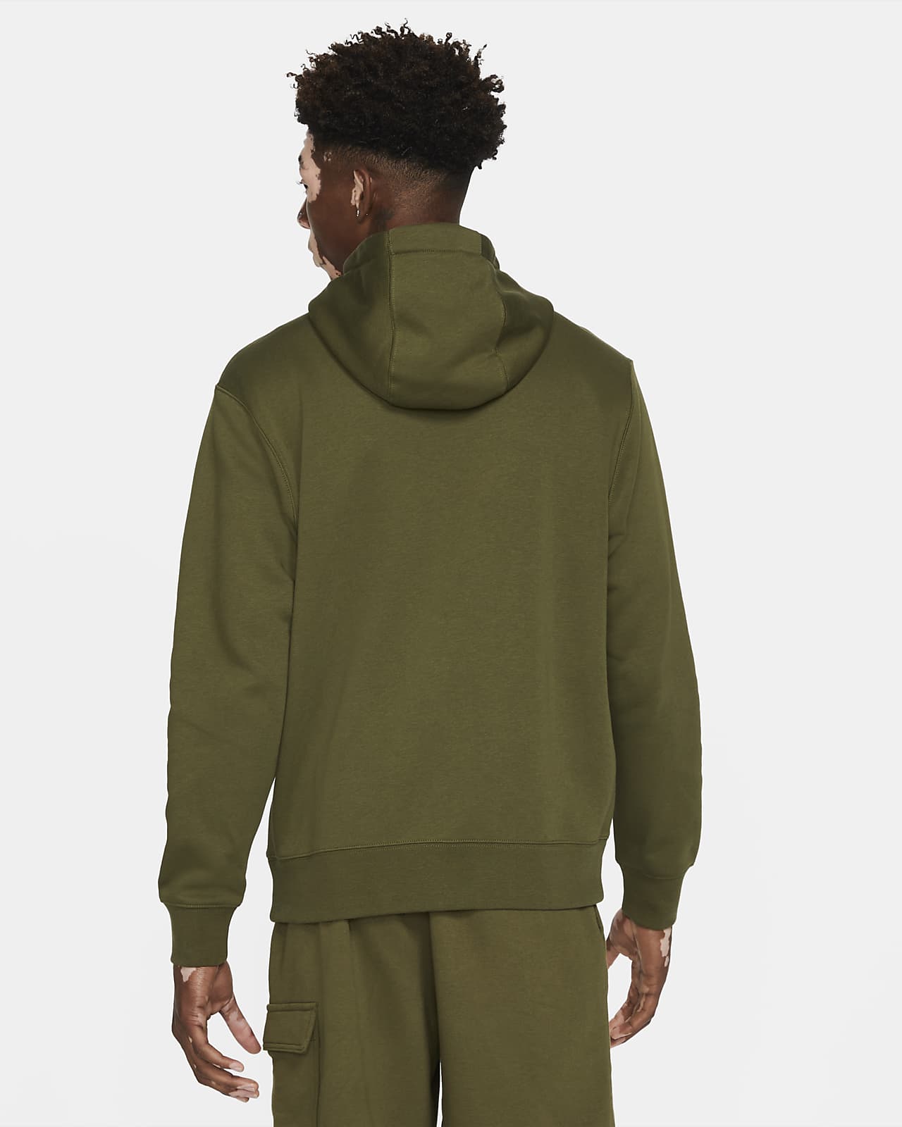 nike brown sportswear club sweatshirt