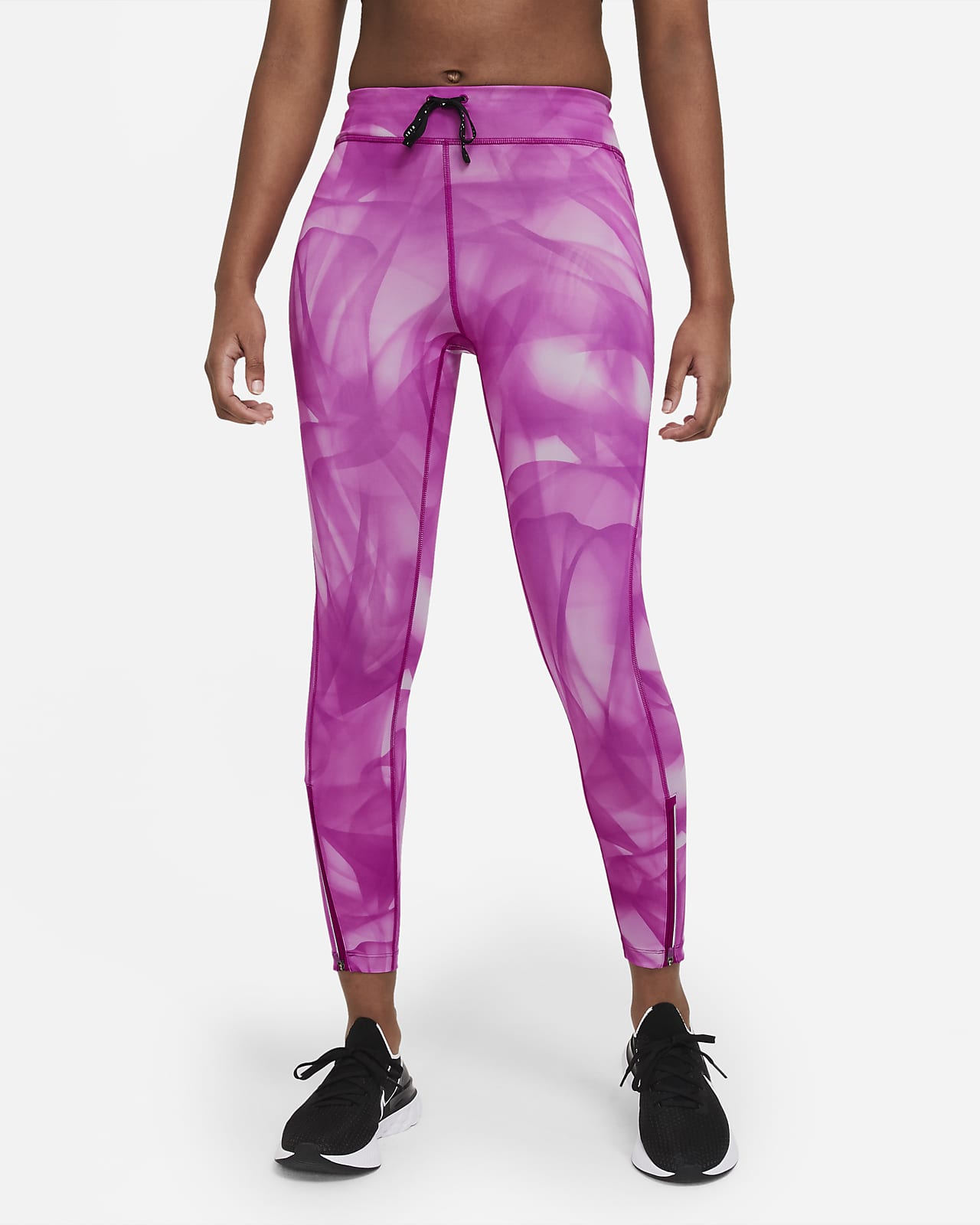 nike pink running tights