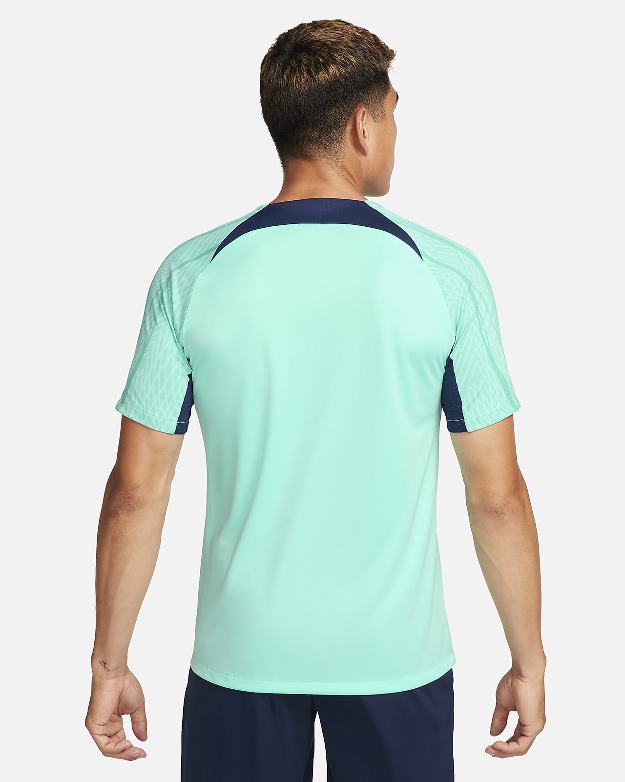 Fly Emirates Mens Short Sleeve Soccer Football Jersey Sports Tee T-Shirt  Blue S