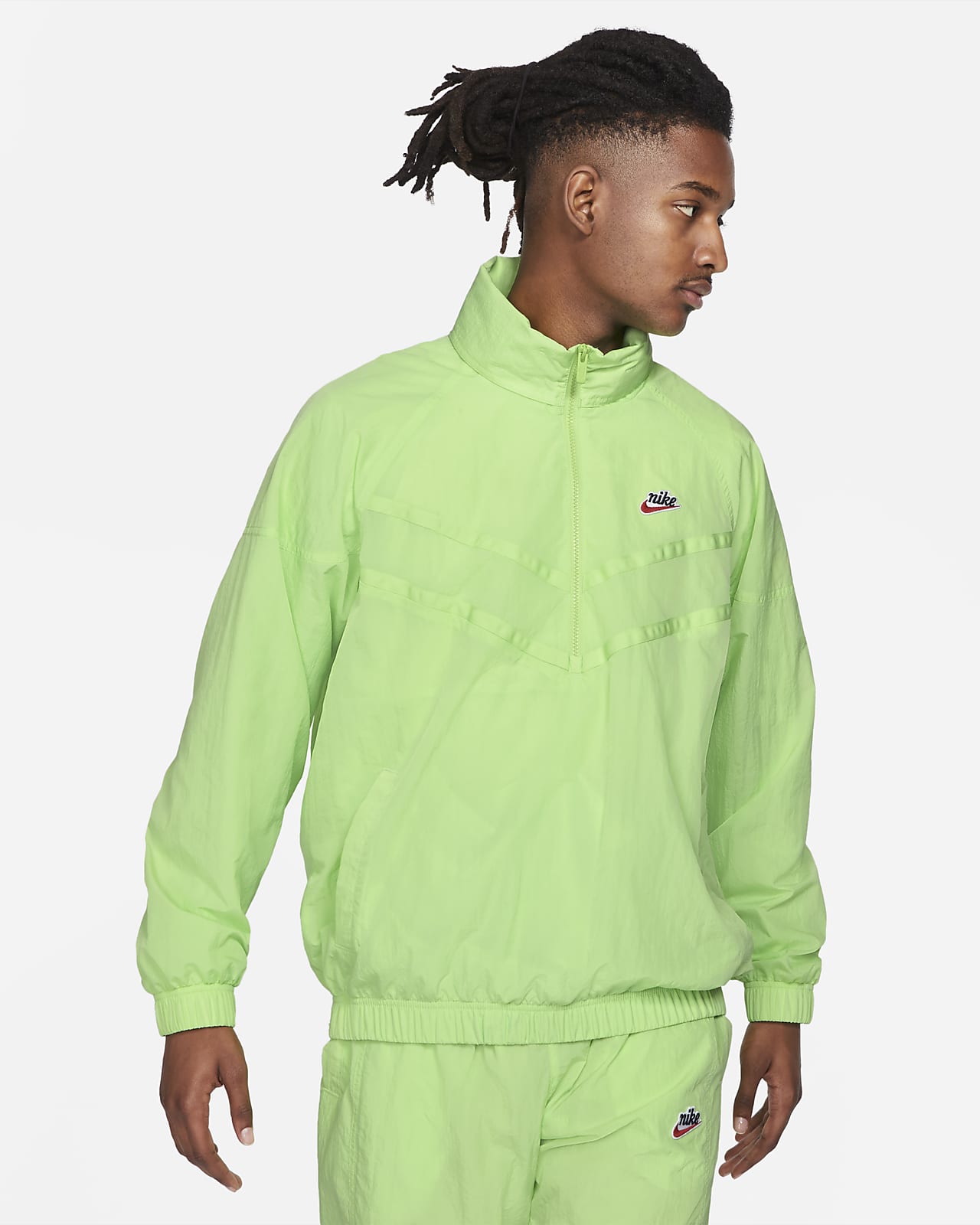 lime green jacket nike