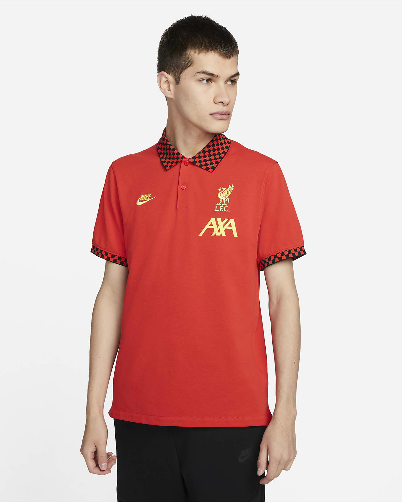 เสื้อโปโลฟุตบอลผู้ชาย Nike Dri-FIT Liverpool FC