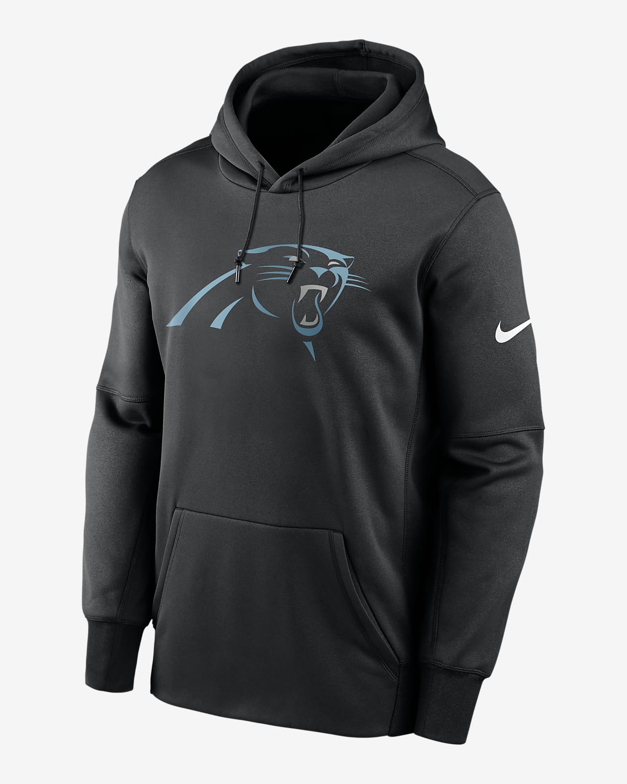 Felpa pullover con cappuccio Nike Therma Prime Logo (NFL Carolina Panthers) - Uomo