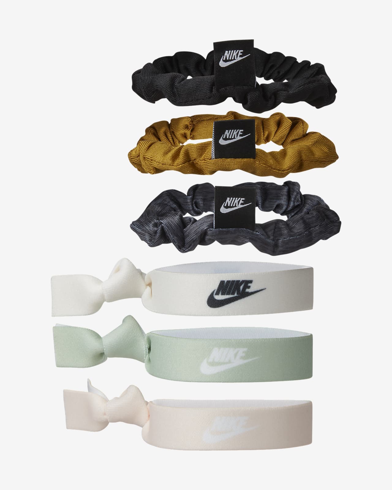 Velvet and Elastic Hairbands (6-Pack). Nike.com