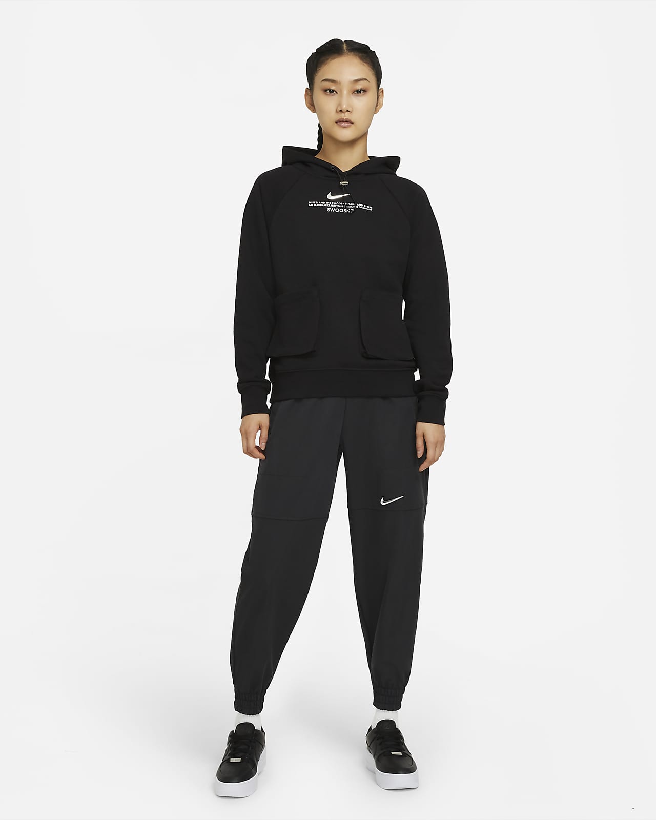 women's nike french terry hoodie