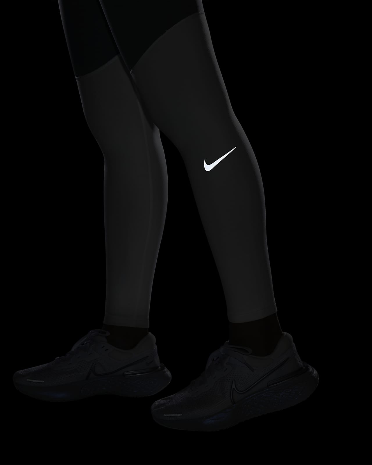  Nike Women's Black Mid-Rise Running Leggings - XS