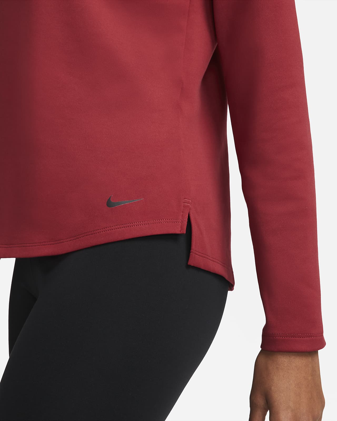 Nike Therma-FIT One Women's Long-Sleeve 1/2-Zip Top. Nike IE