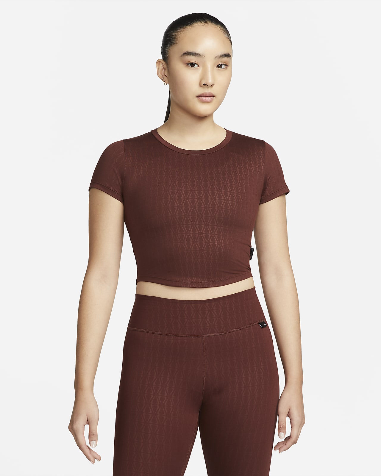 Nike Dri-FIT One Luxe Women's Slim Fit Printed Top