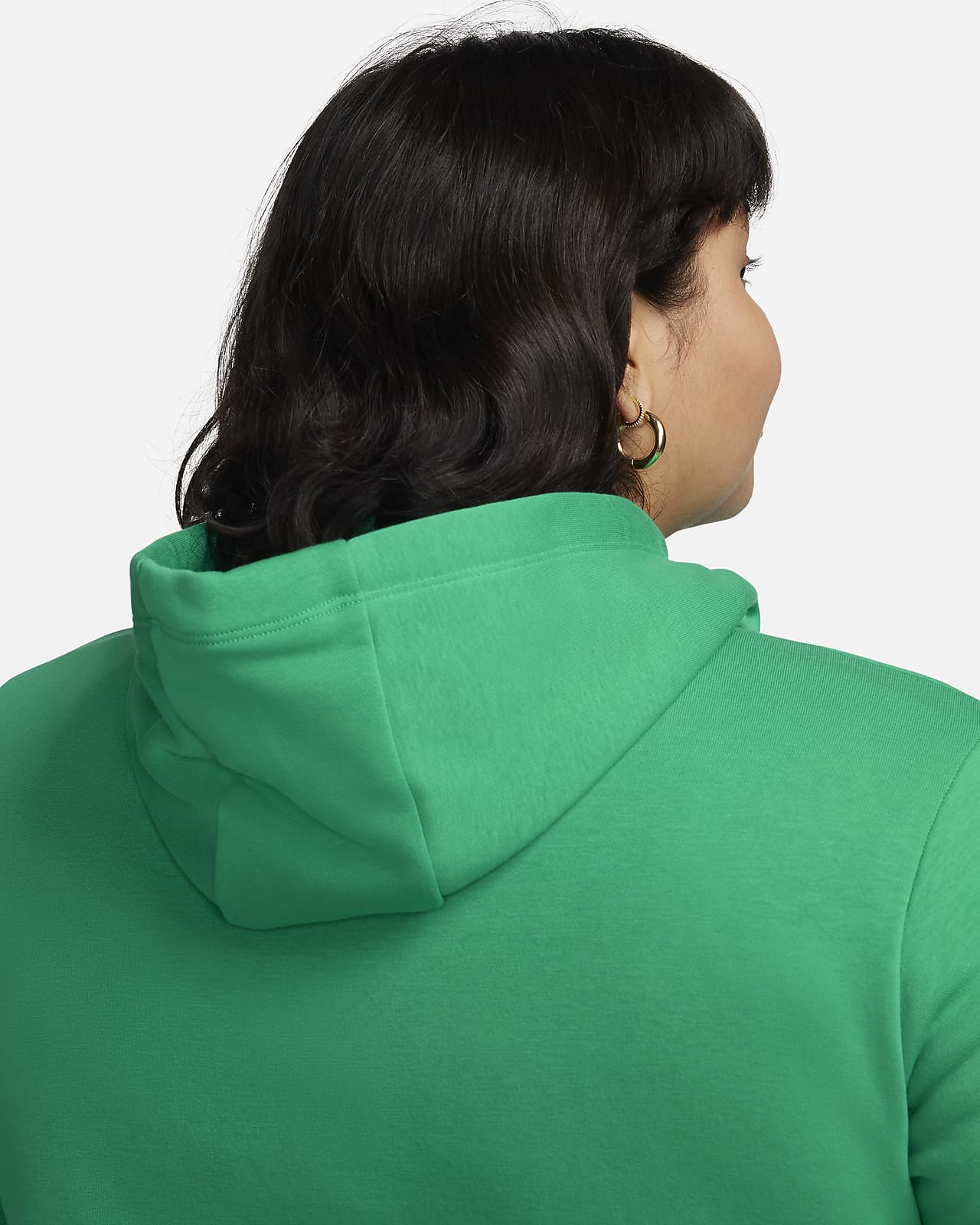 Nike Womens Sportswear Essential Fleece Pullover Hoodie (Plus Size