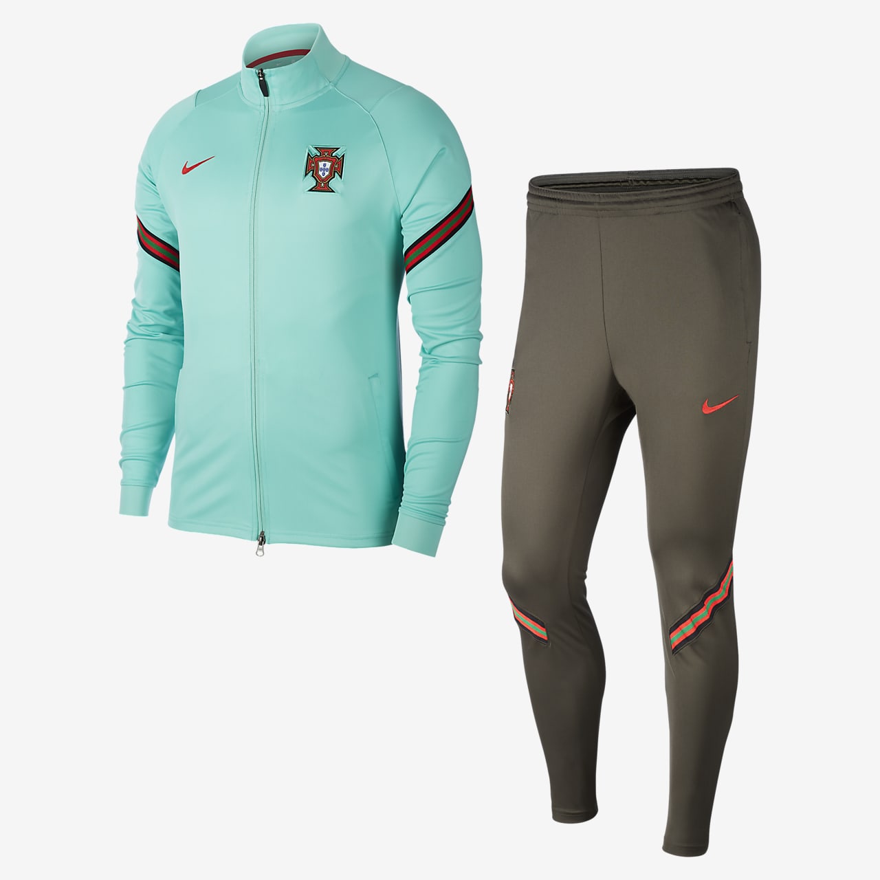 Conjunto de entrenamiento de fútbol para hombre Portugal Strike. Nike CL