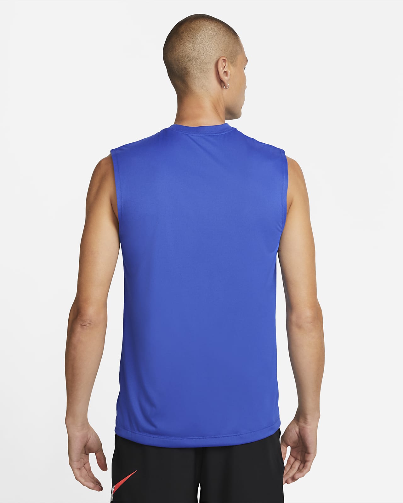 Nike dri fit sales cut off shirt