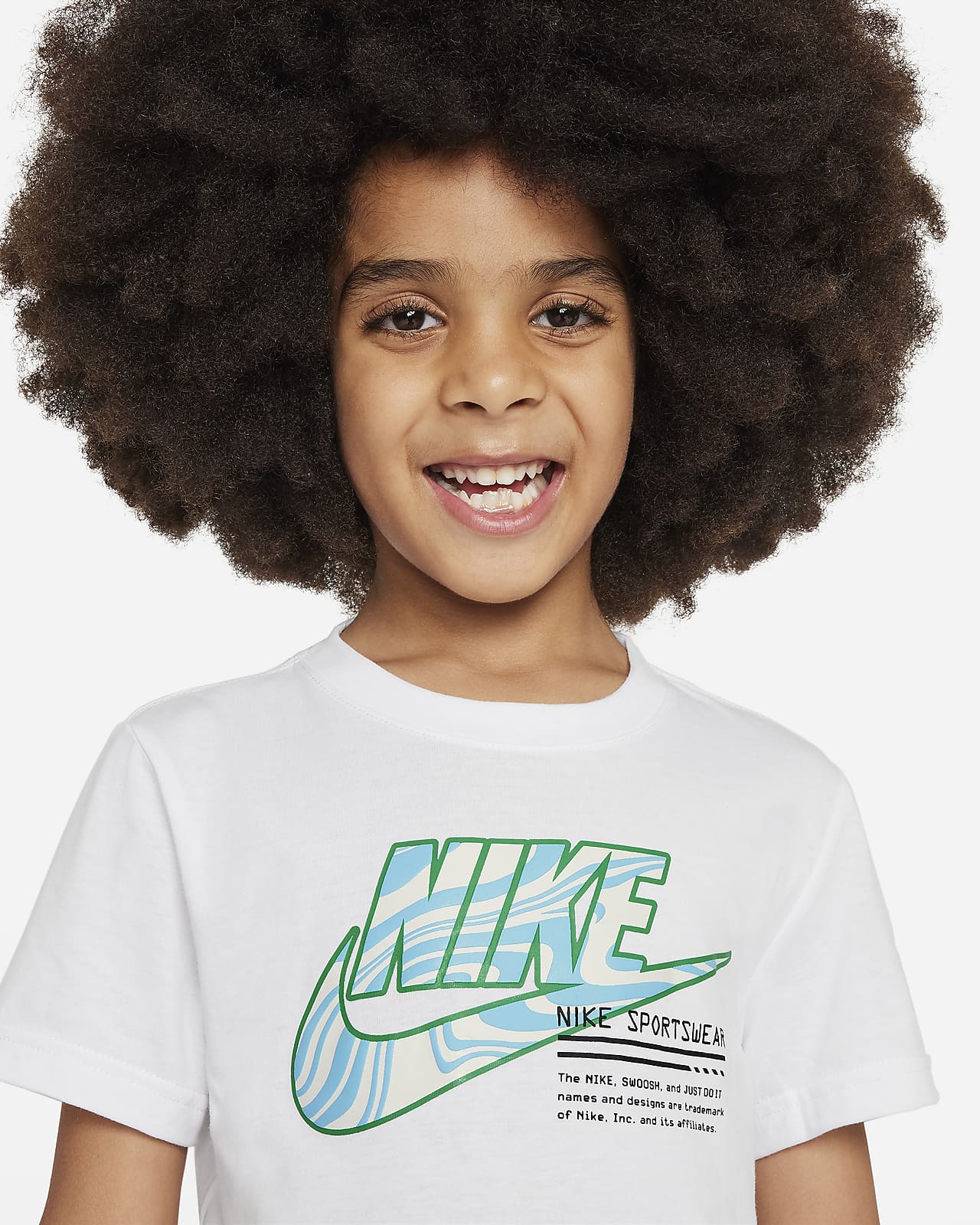 Nike Futura Little Kids\' Graphic T-Shirt.