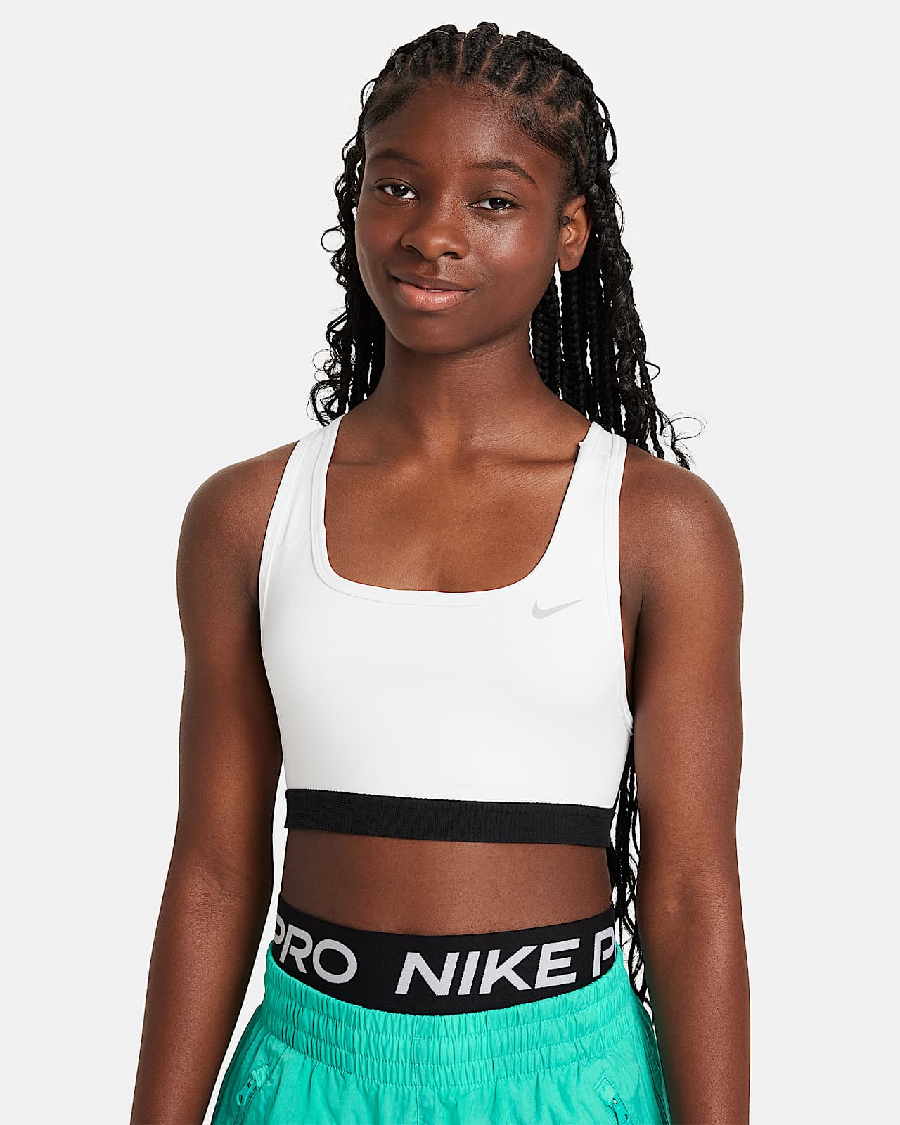 nike swoosh sport bh