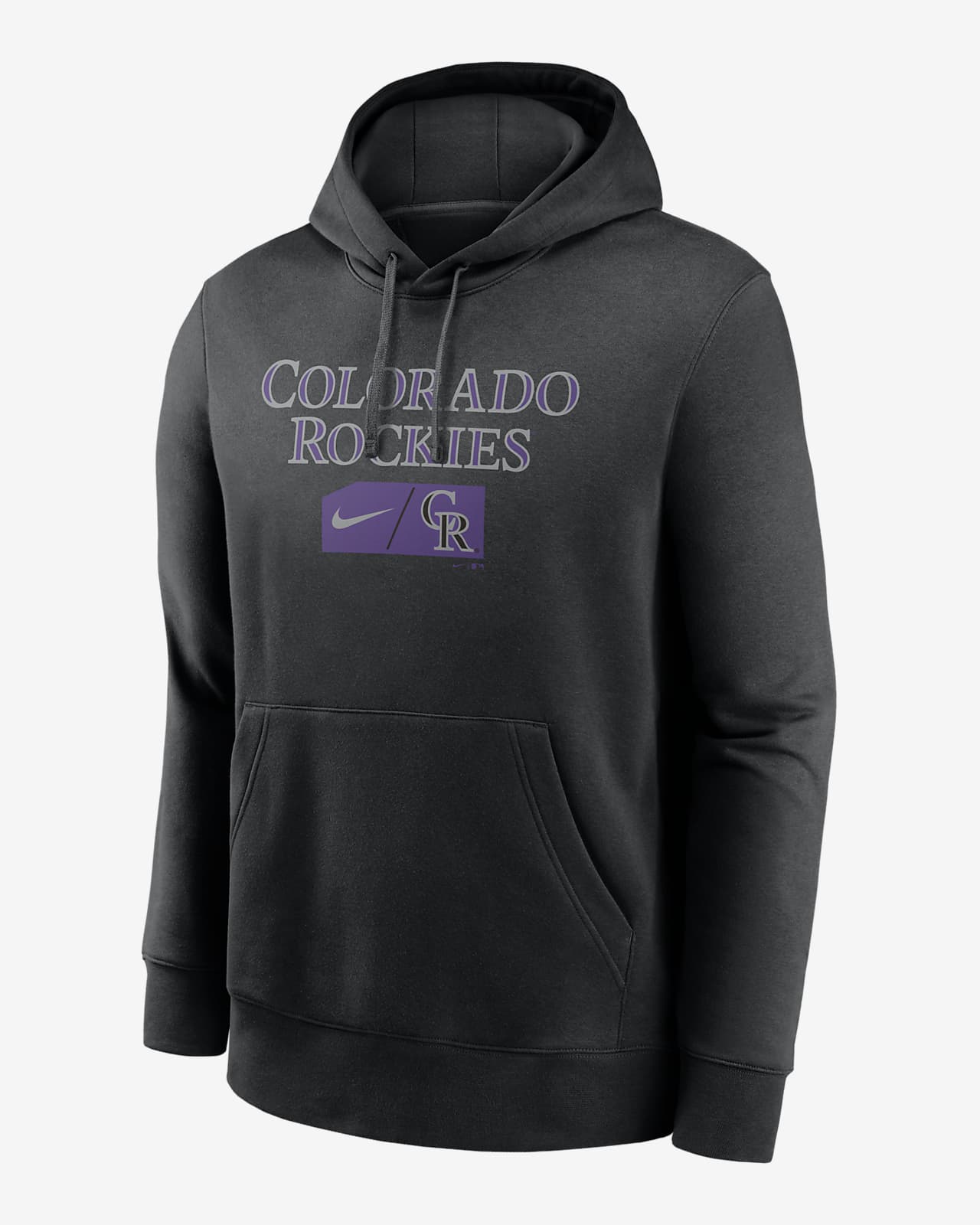 Nike Lettering Club (MLB Colorado Rockies) Men's Pullover Hoodie. Nike.com